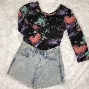 LEVI HIGH WAIST BOOTY SHORTS